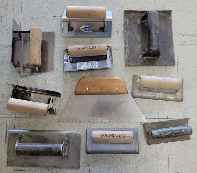 Stainless Steel Universal Groover, Corner Trowel, Concrete Edger And More