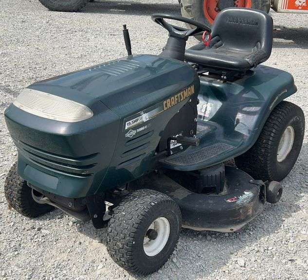 Craftsman 19.5HP Twin Riding Lawn Mower - Kraft Auction Service, LLC
