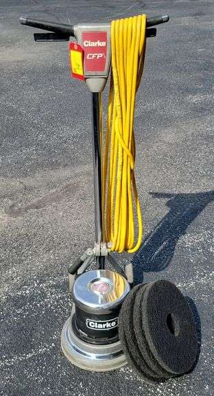 Clarke CFP-130 Commercial Floor Polisher/Buffer With 4 Stripping Pads