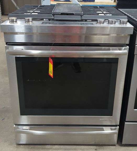 Jenn Air Stainless Steel 5-Burner Slide In Gas Range