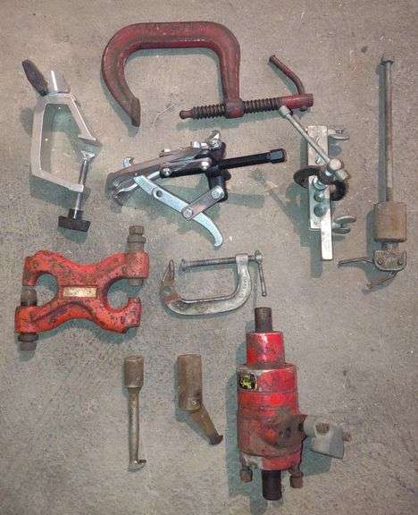 C-Clamps, Hydraulic Jack Parts, Heavy Duty Riveting Tool, Etc