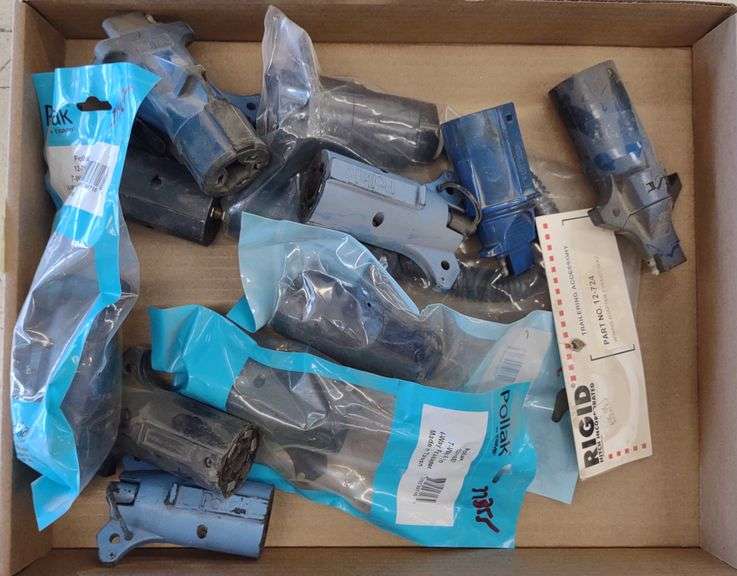 Pollak 7 Way RV To 4-Way Flat Adapters