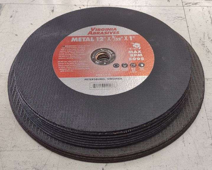 Virginia Abrasives Reinforced Metal Cutoff Wheels