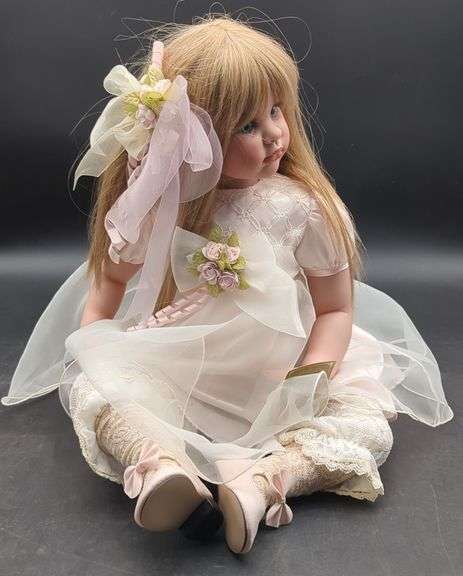 (L) "The Fayzah Spanos Collection" - "Give Peace a chance" in the box.