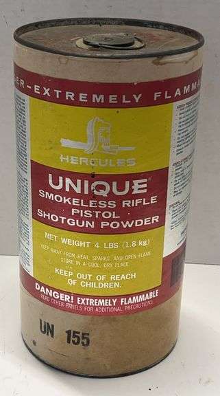 (BL) Hercules Unique Smokeless Rifle, Pistol, Shotgun Powder