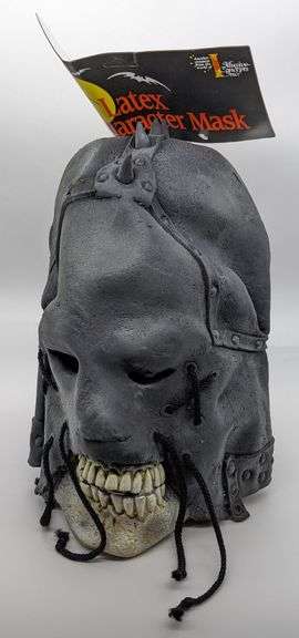 Vintage NOS Illusive Concepts Torturer Rubber Latex Halloween Mask w/ Original Tag