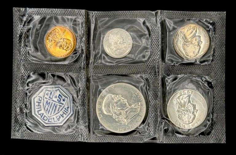 1959 U.S. Silver Uncirculated Set, FV $0.91