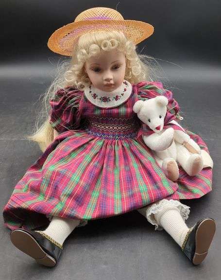 (L) Pauline's Limited edition Dolls " Cecilia" in the box.
