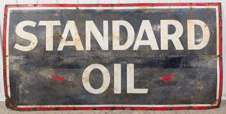 8ft Vintage SSP Standard Oil Advertising Sign