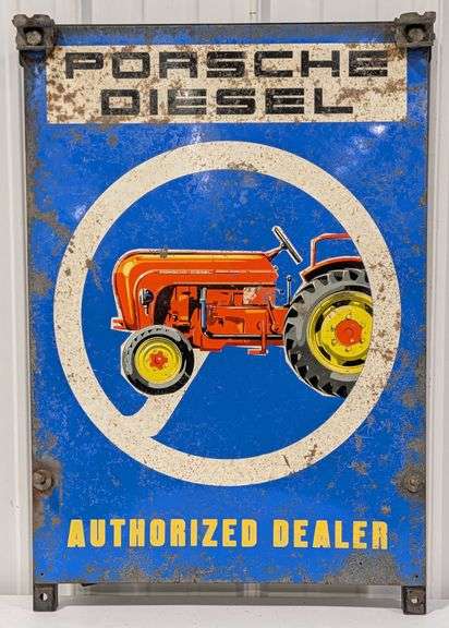 SST Porsche Diesel Tractors Authorized Dealer Sign