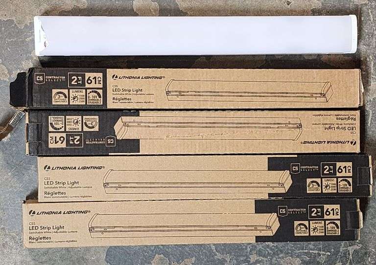 Lithonia Lighting CSS L24 LED Strip Lights - Kraft Auction Service, LLC