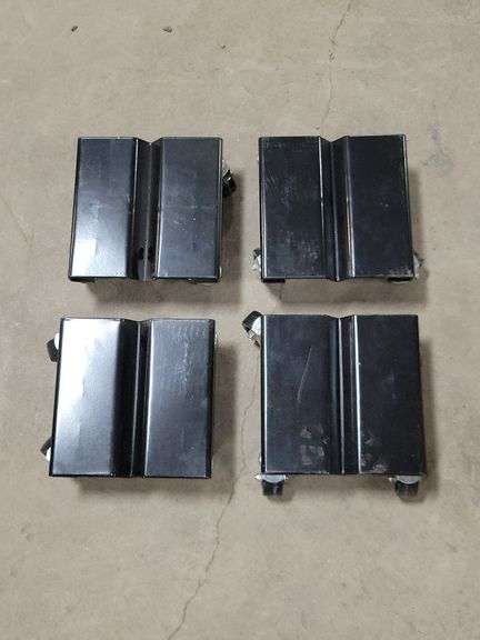 Set Of 4 Cabinet Dollies On Swivel Casters