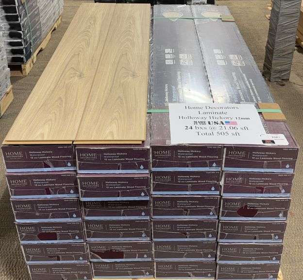 Home Decorators HOLLOWAY HICKORY 12mm Laminate Wood Flooring