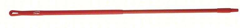 10 Vikan Fiberglass Handles, European Threaded, Red