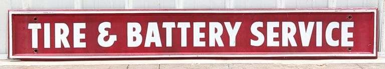 Firestone Tire & Battery Service Metal Sign (TAC)