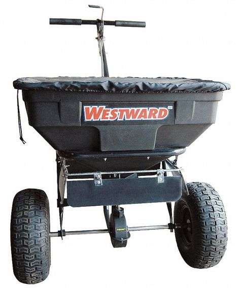 Westward High Output Ice Melt Spreader, 70 Lb Maximum Capacity