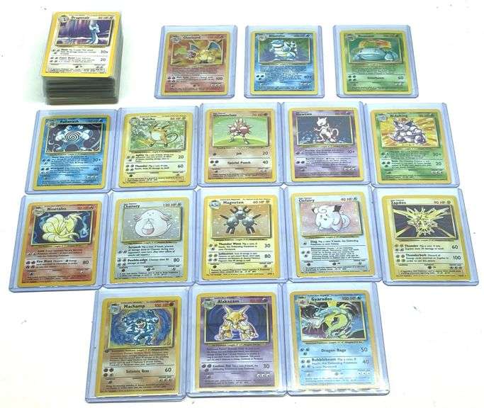 Pokémon Base Set Trading Card Set 102/102 - Kraft Auction Service, LLC