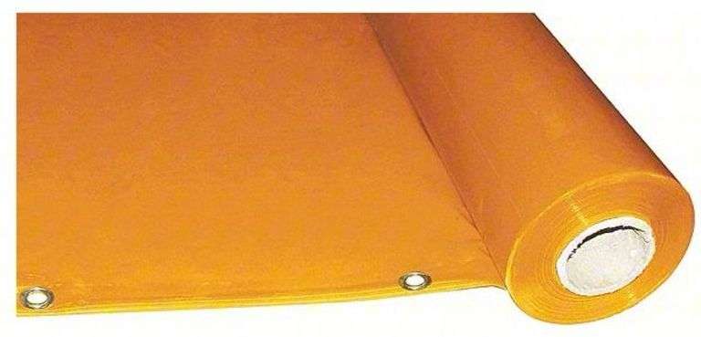 Westward Welding Curtain Roll, PVC 5’ X 75’