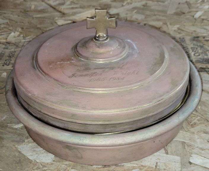 Brass Lidded Communion Serving Set