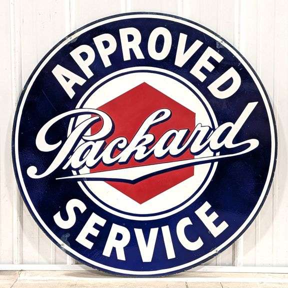 DSP Packard Approved Service w/ Lug Nut Logo Sign (TAC)