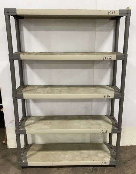 (H) 5 Tier Plastic Shelf