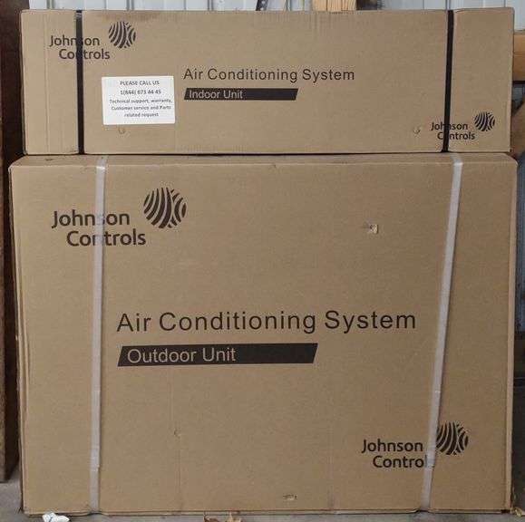 Johnson Controls Indoor/Outdoor Air Conditioning System - Kraft Auction ...