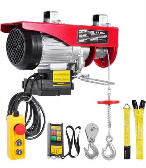 (AK) Land Honor 1320 Lbs Heavy Duty Lift Electric Hoist