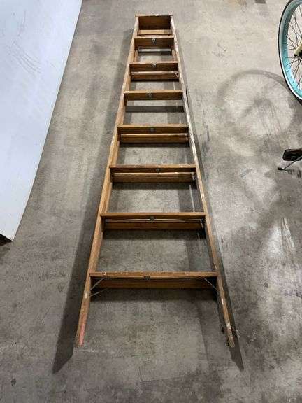 (II) 8Ft. Wood Ladder