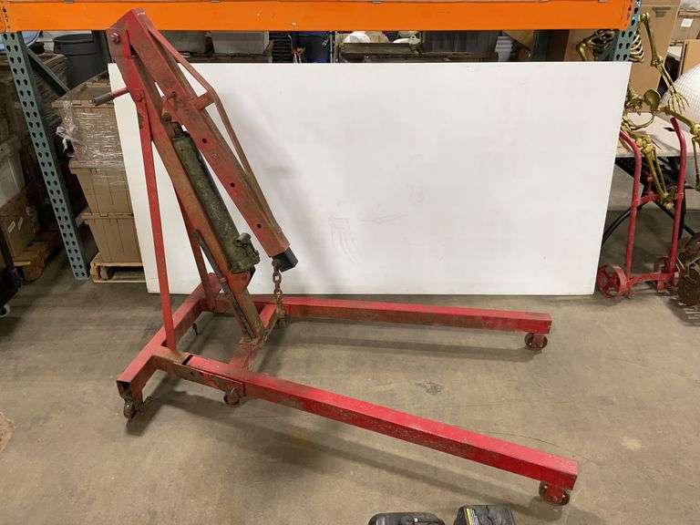 (D) Long Ram Jack Engine Hoist
