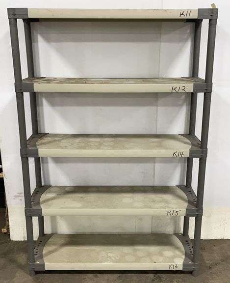 (H) 5 Tier Plastic Shelf