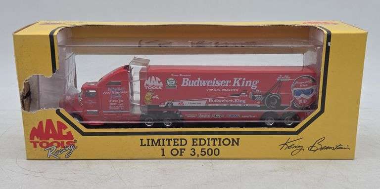 Mac Tools Racing Background (E) Mac Tools Racing Semi Signed - Kraft Auction Service, LLC