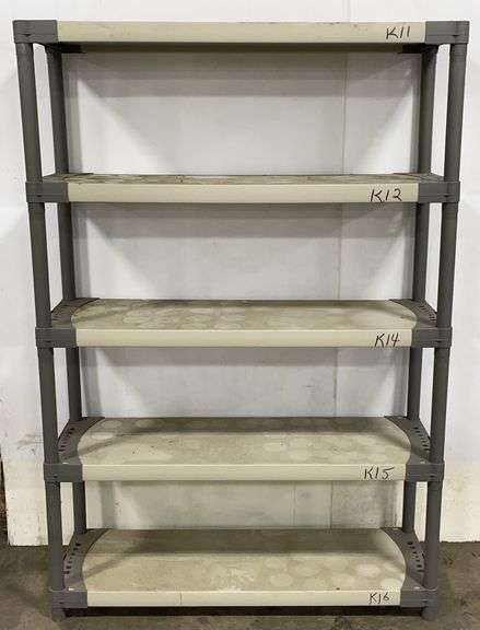(H) 5 Tier Plastic Shelf