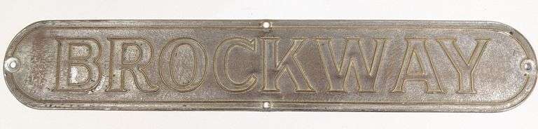12in Early Brockway Trucks Emblem / Badge