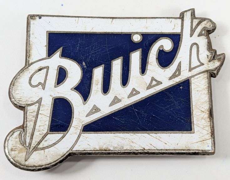 Early 1900s Buick Automobile Enameled Emblem / Badge