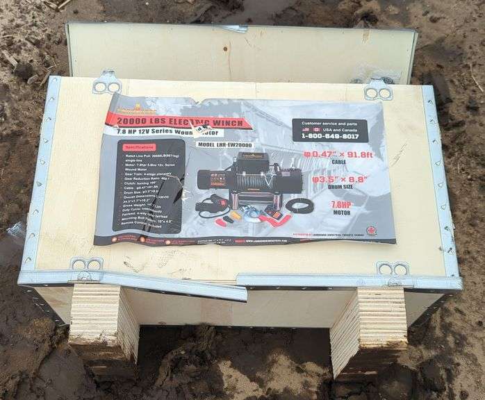 (AK) Land Honor 20,000 Lbs Electric Winch