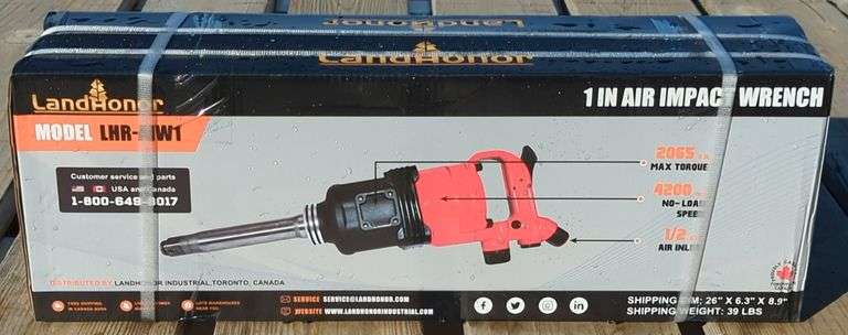(AK) Land Honor 1"Air Impact Wrench