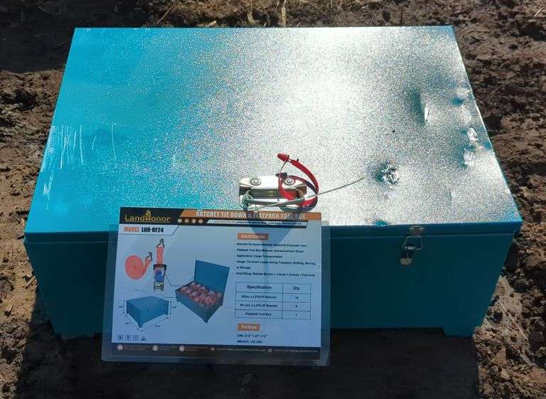 (AK) Land Honor Ratchet Tie Down& Flat Pack Tool Box