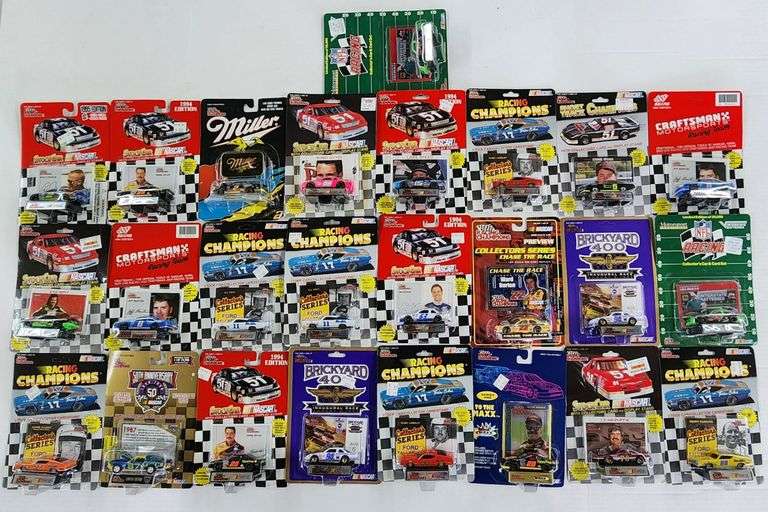(AV) 25 Racing Chanpions Die-Cast Racing Cars - Kraft Auction Service, LLC