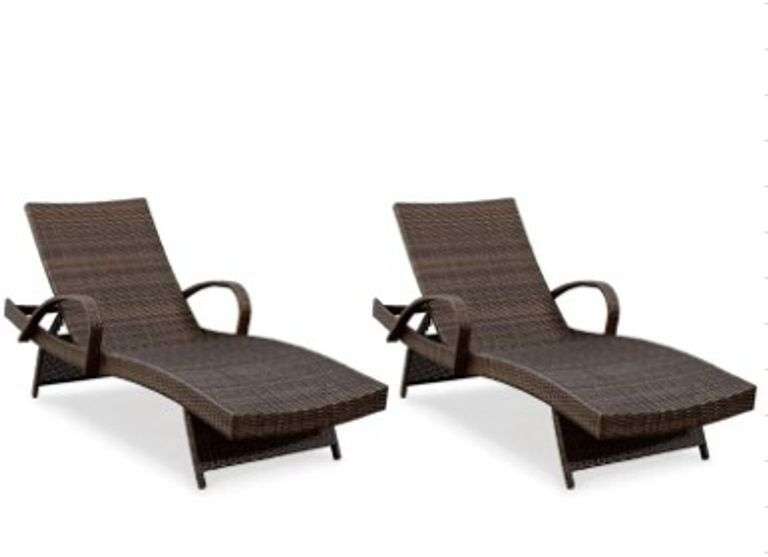 Set of 2 pool loungers