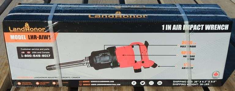(AK) Land Honor 1" Air Impact Wrench
