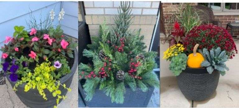 Custom Planters for a Year