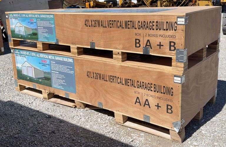 専用ページ56kg 2026 RHINO 42' x 26' All Vertical Metal Garage Building - Kraft