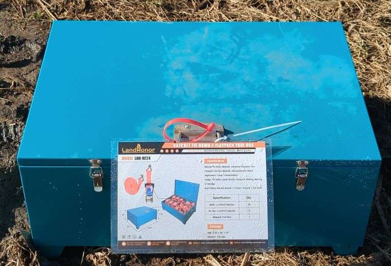 (AK) Land Honor Ratchet Tie Down & Flat Pack Tool Box