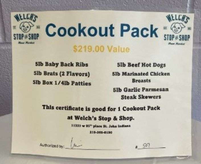 Cookout Party Pack