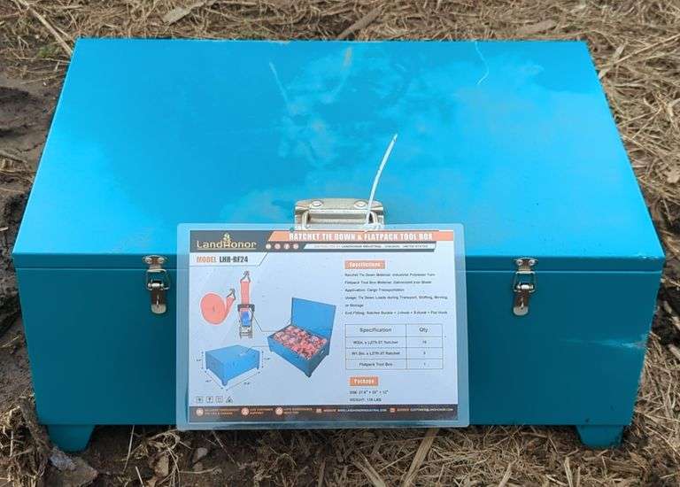 (AK) Land Honor Ratchet Tie Down & Flat Pack Tool Box
