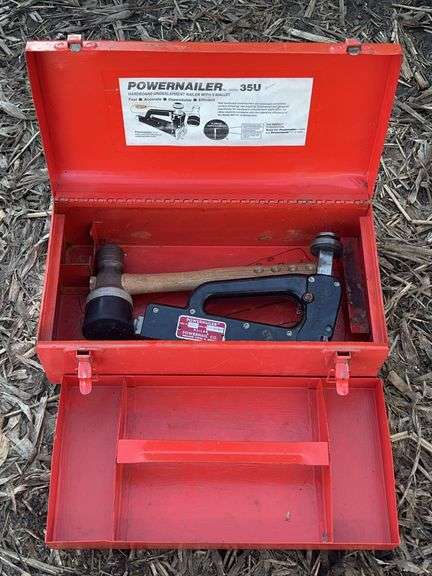 (FF) Powernailer 35U Underlayment Nailer With Mallet