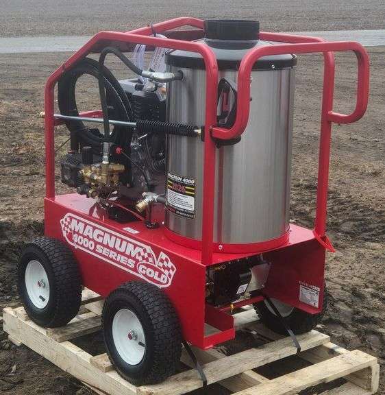 (AQ) 2026 MAGNUM 4000 Series "Gold" Hot Water Pressure Washer