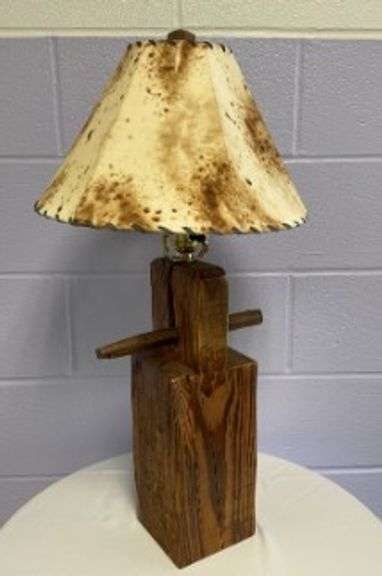 Barnwood Lamp