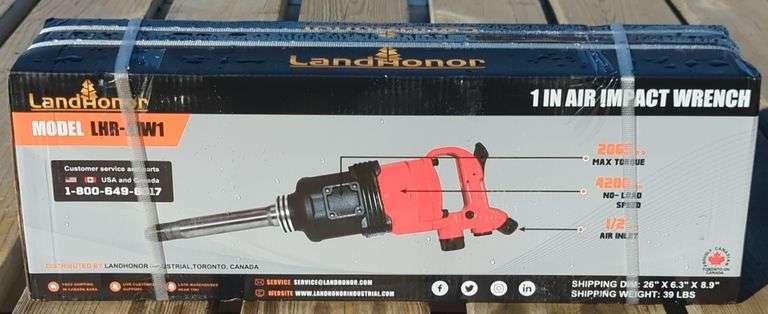 (AK) Land Honor 1" Air Impact Wrench