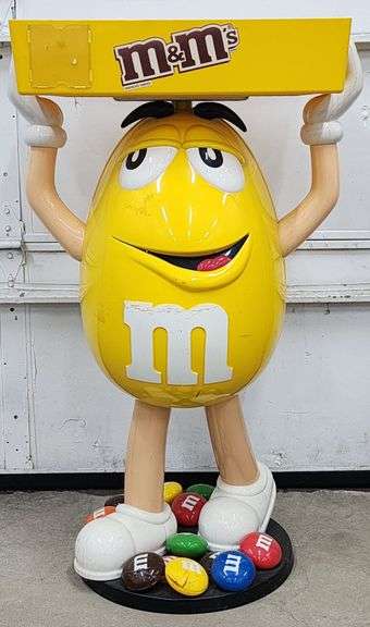 (R) Yellow M&M Store Display - Kraft Auction Service, LLC